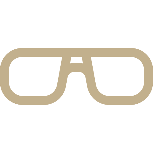 Pair of 3D glasses on a white background