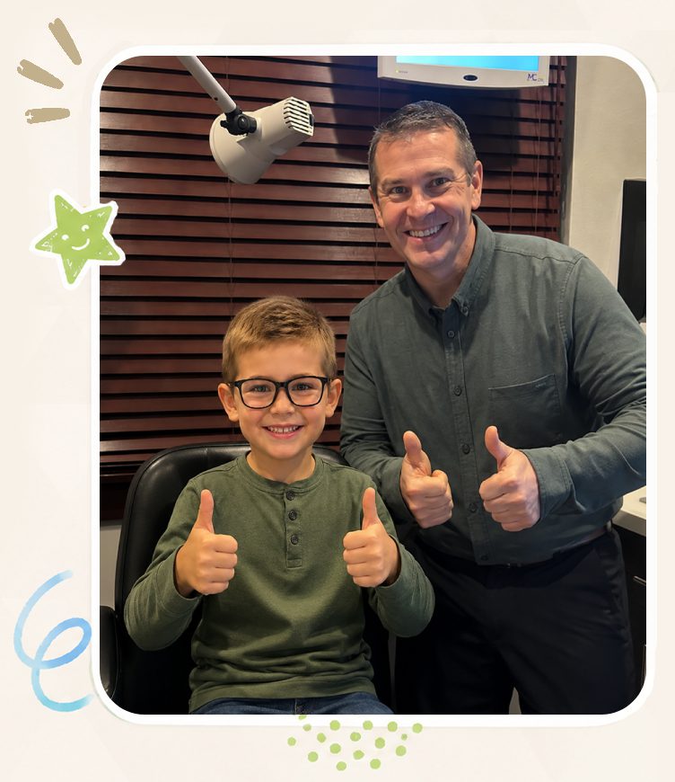 Dr. Garn with a Child