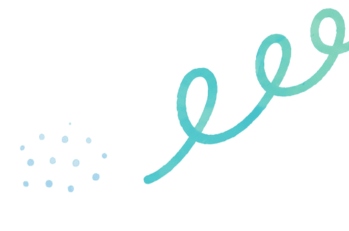 Blue and green logo with the word "love" written in the center