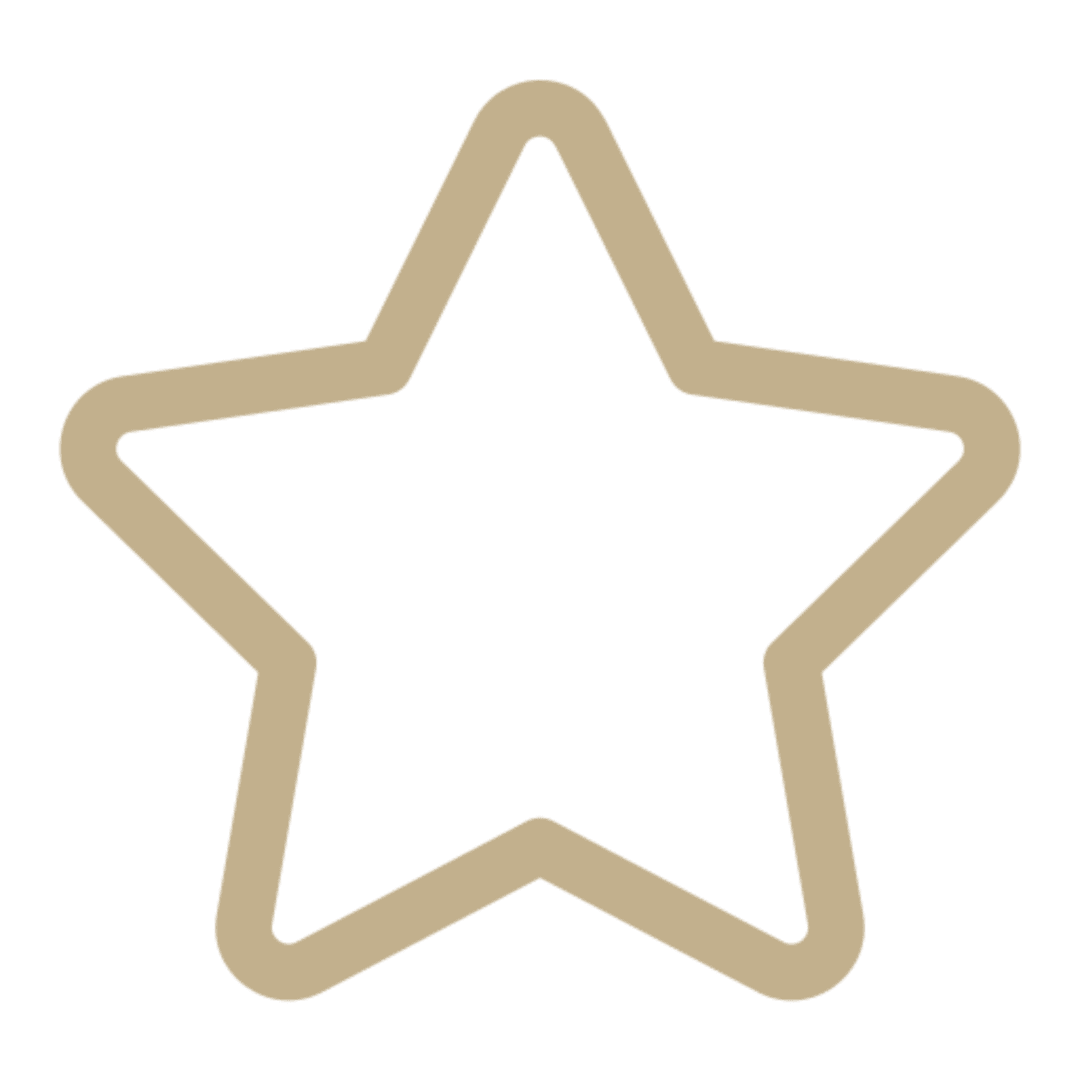 Outlined star on a black background.